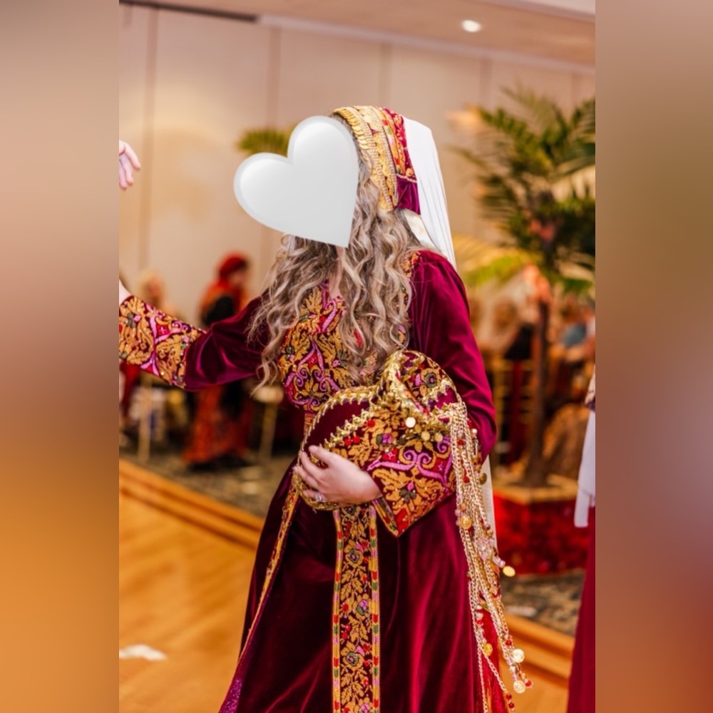 *SOLD* Palestinian Thobe - Henna dress - Picture 1 of 17